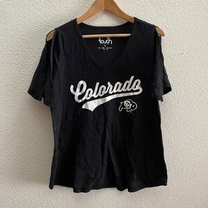 Colorado Buffaloes Touch By Alyssa Milano Shoulder Slit Shirt Oversized Large